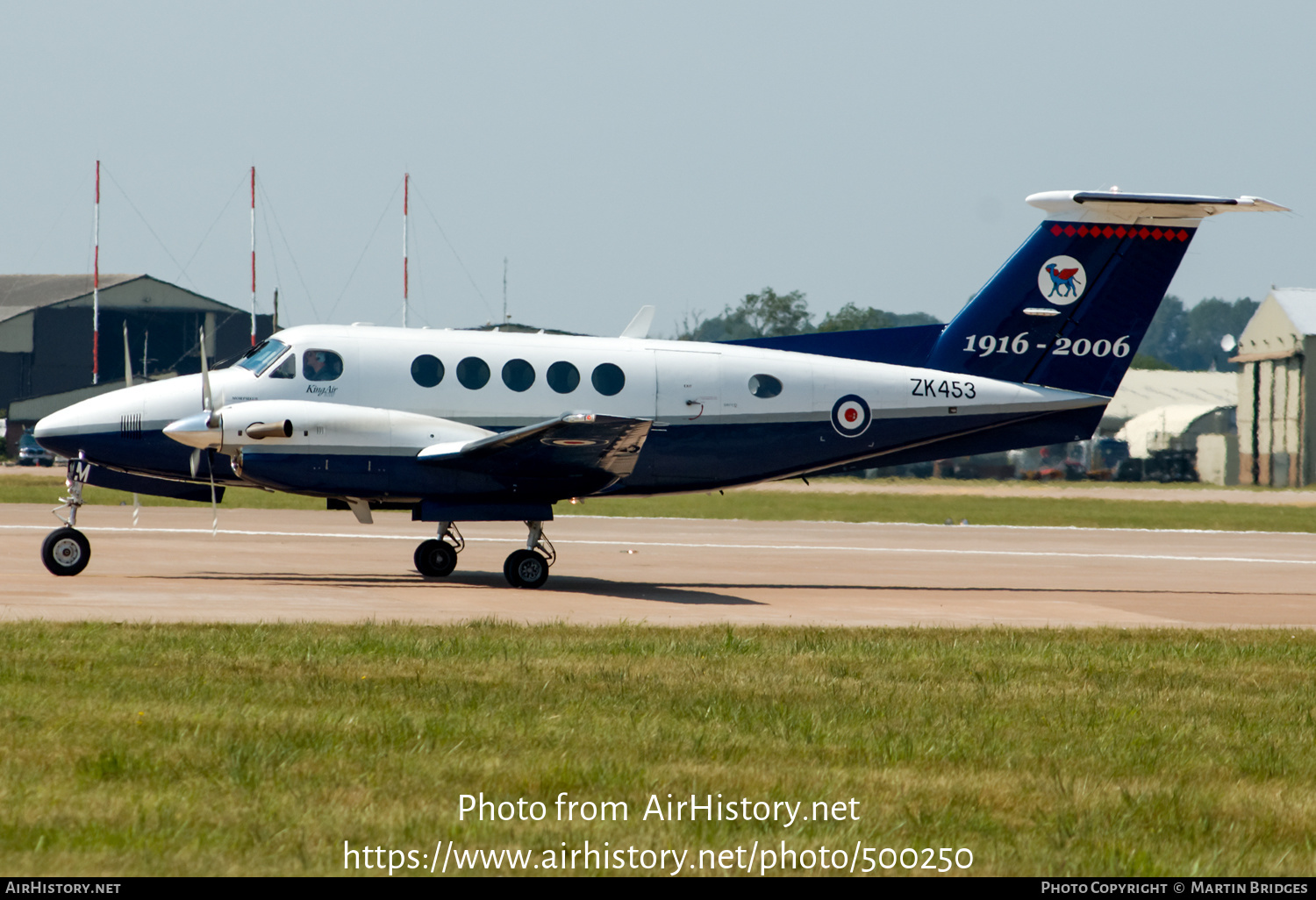 Aircraft Photo of ZK453 | Raytheon B200 King Air | UK - Air Force | AirHistory.net #500250