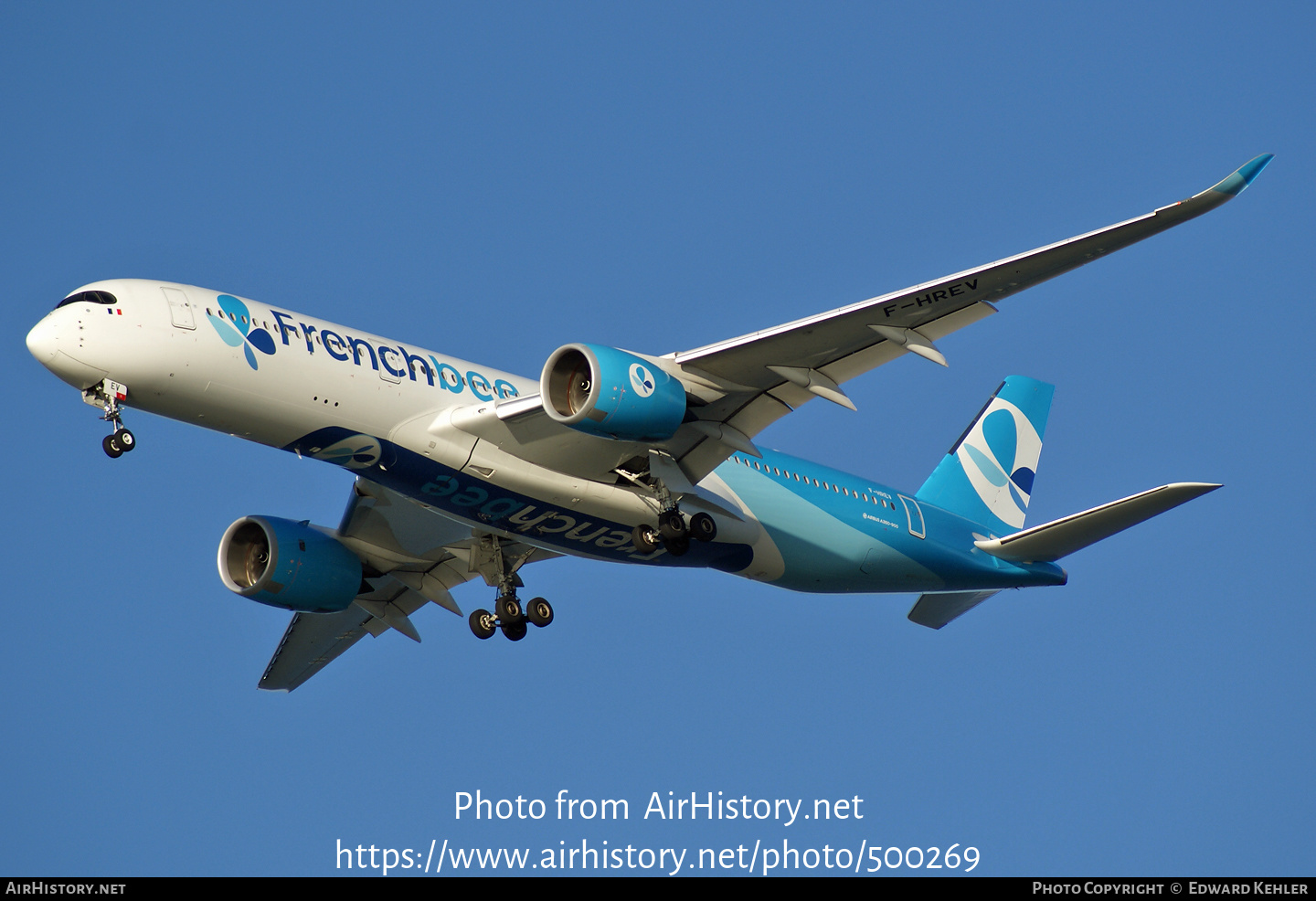 Aircraft Photo of F-HREV | Airbus A350-941 | French Bee | AirHistory.net #500269