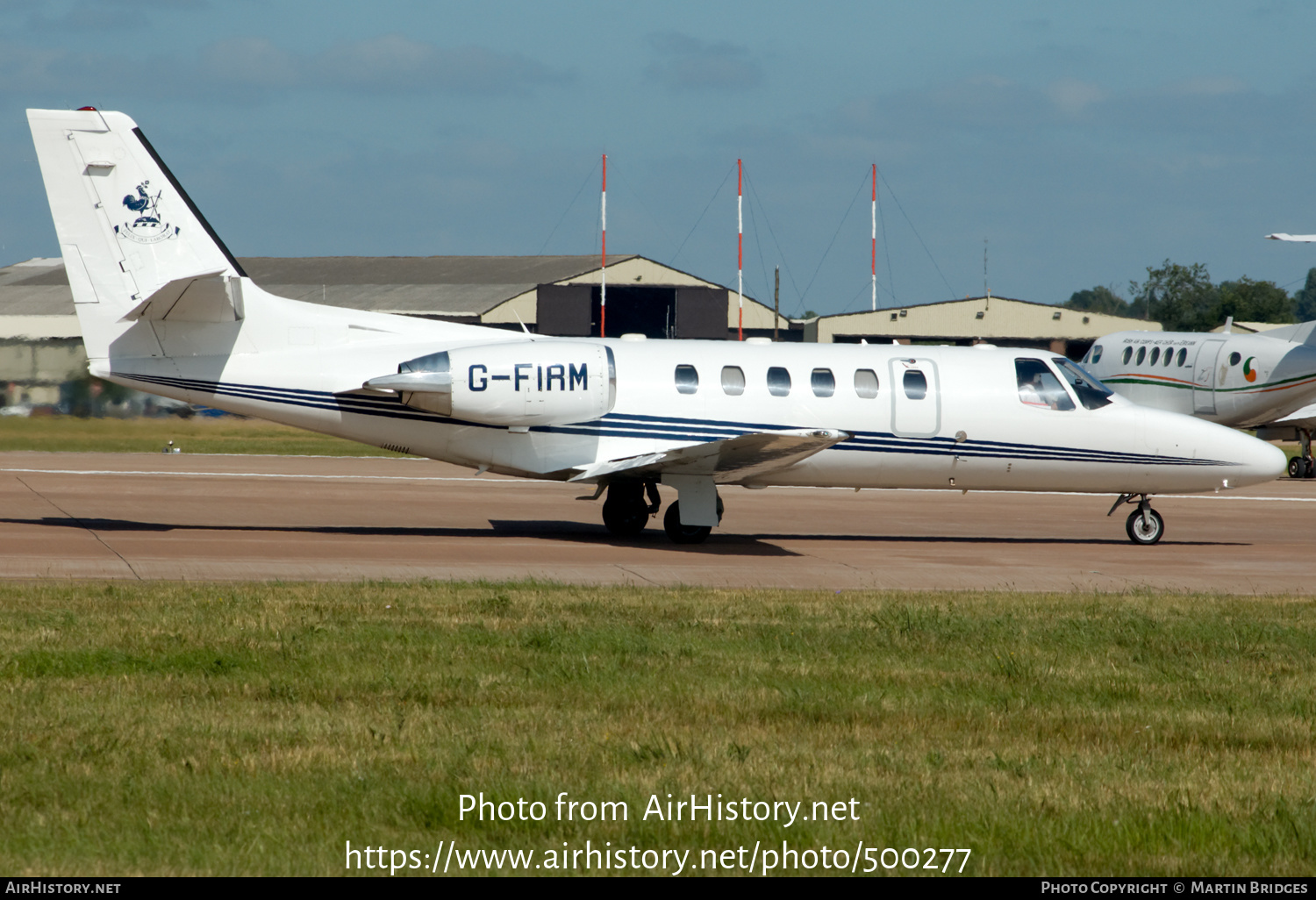 Aircraft Photo of G-FIRM | Cessna 550 Citation Bravo | Marshall of Cambridge | AirHistory.net #500277