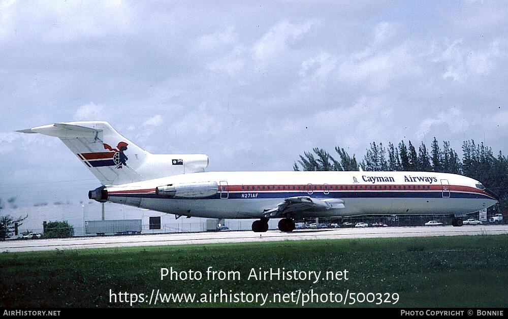 Aircraft Photo of N271AF | Boeing 727-227/Adv | Cayman Airways | AirHistory.net #500329