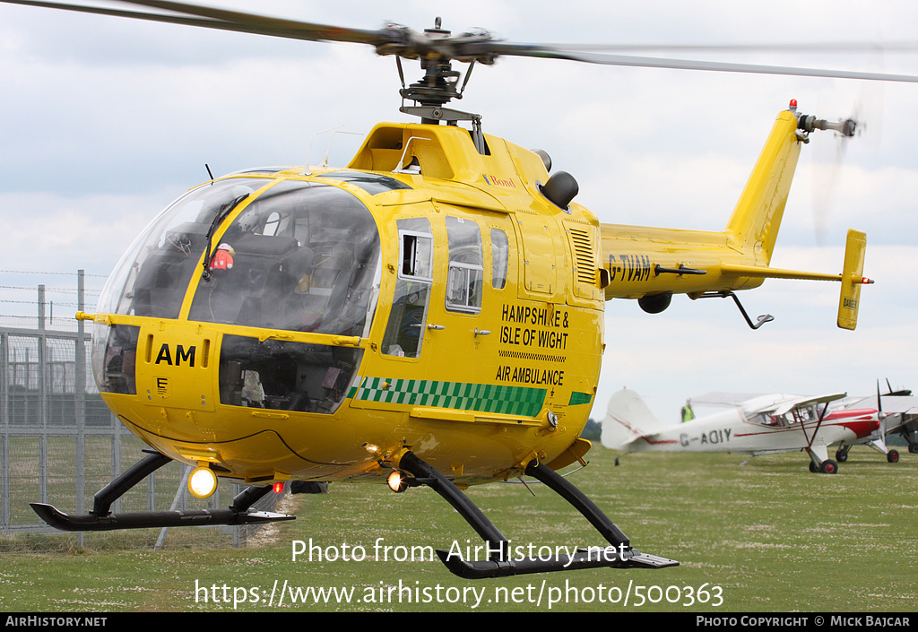 Aircraft Photo of G-TVAM | MBB BO-105DBS-4 | Hampshire & Isle of Wight Air Ambulance | AirHistory.net #500363