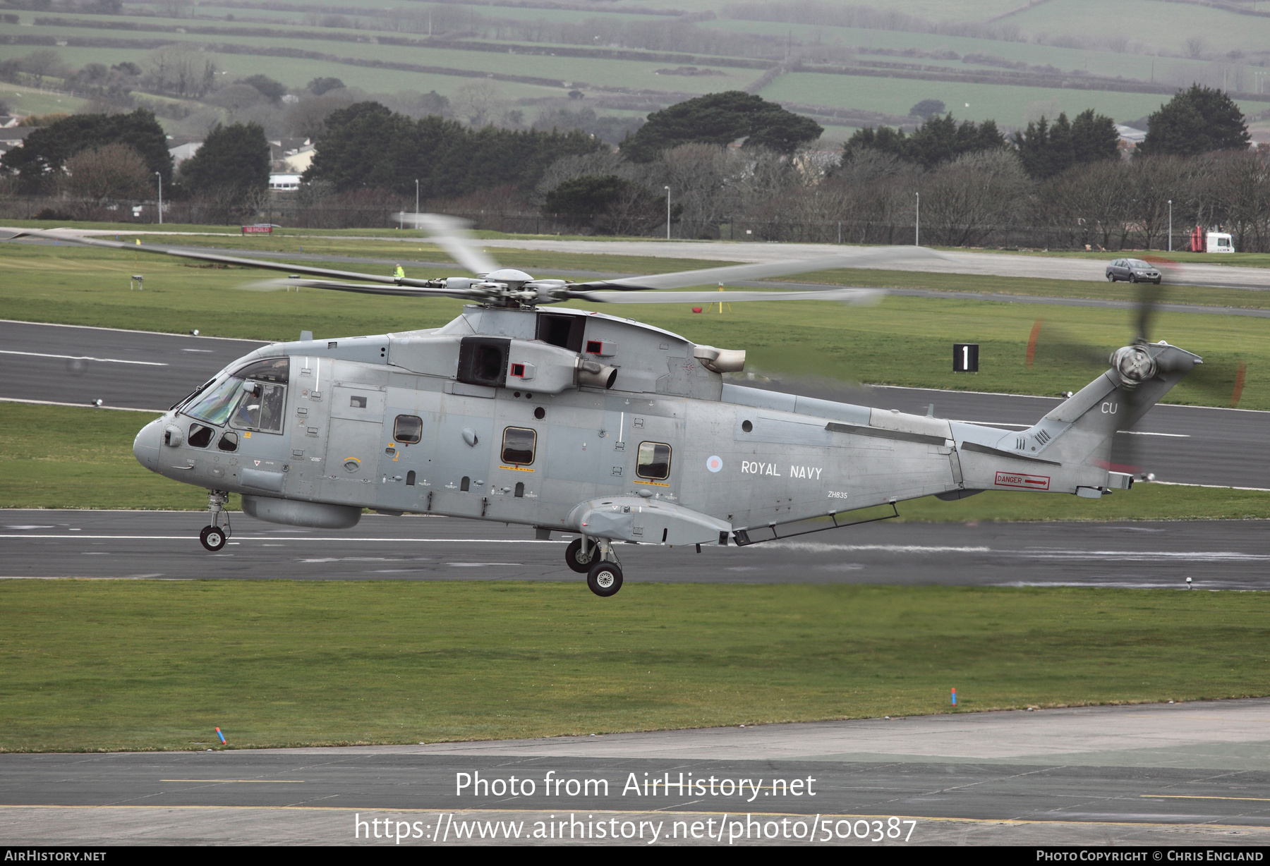 Aircraft Photo of ZH835 | EHI EH101-111 Merlin HM1 | UK - Navy | AirHistory.net #500387