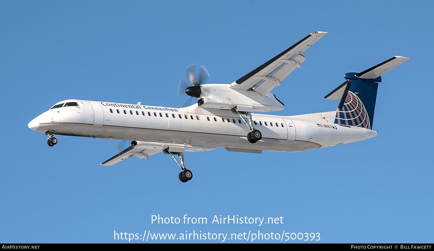 Aircraft Photo of N187WQ | Bombardier DHC-8-402 Dash 8 | Continental Connection | AirHistory.net #500393