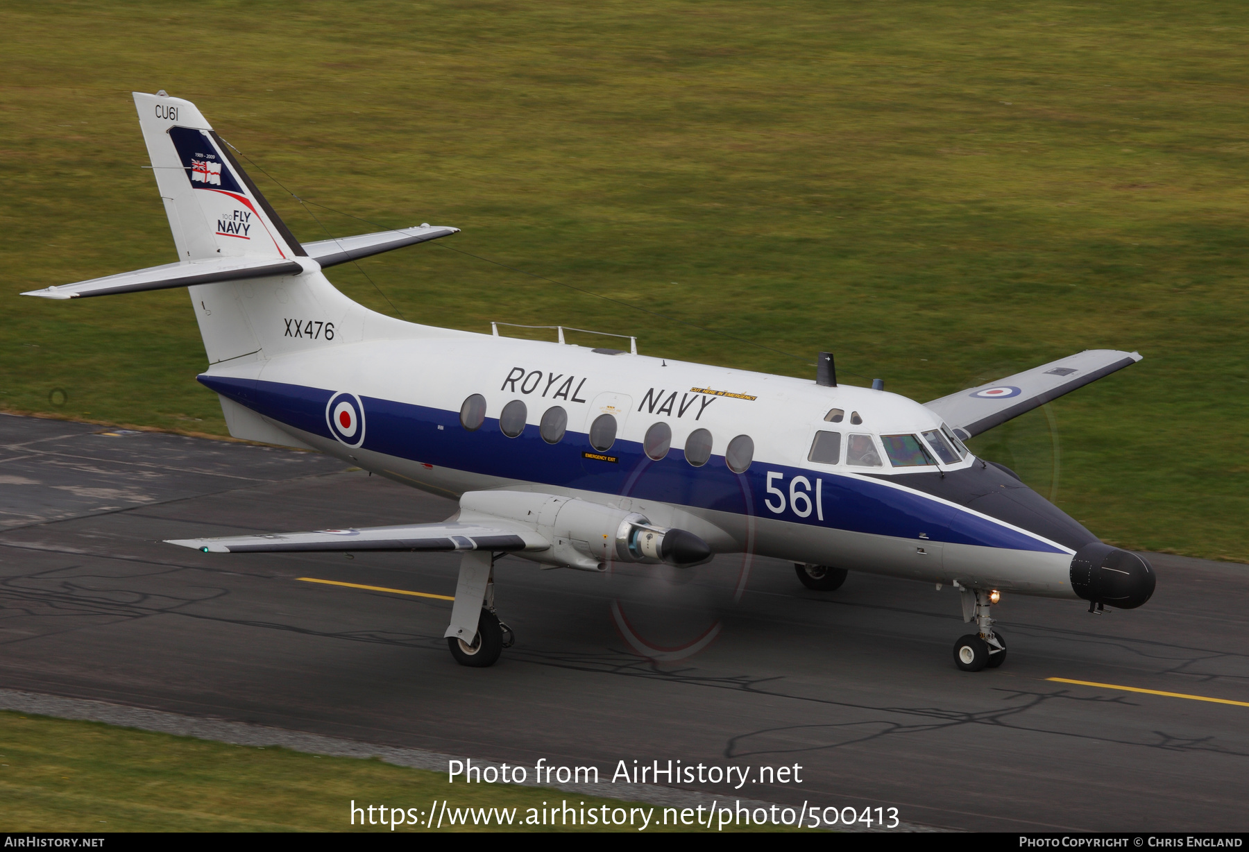 Aircraft Photo of XX476 | Scottish Aviation HP-137 Jetstream T2 | UK - Navy | AirHistory.net #500413