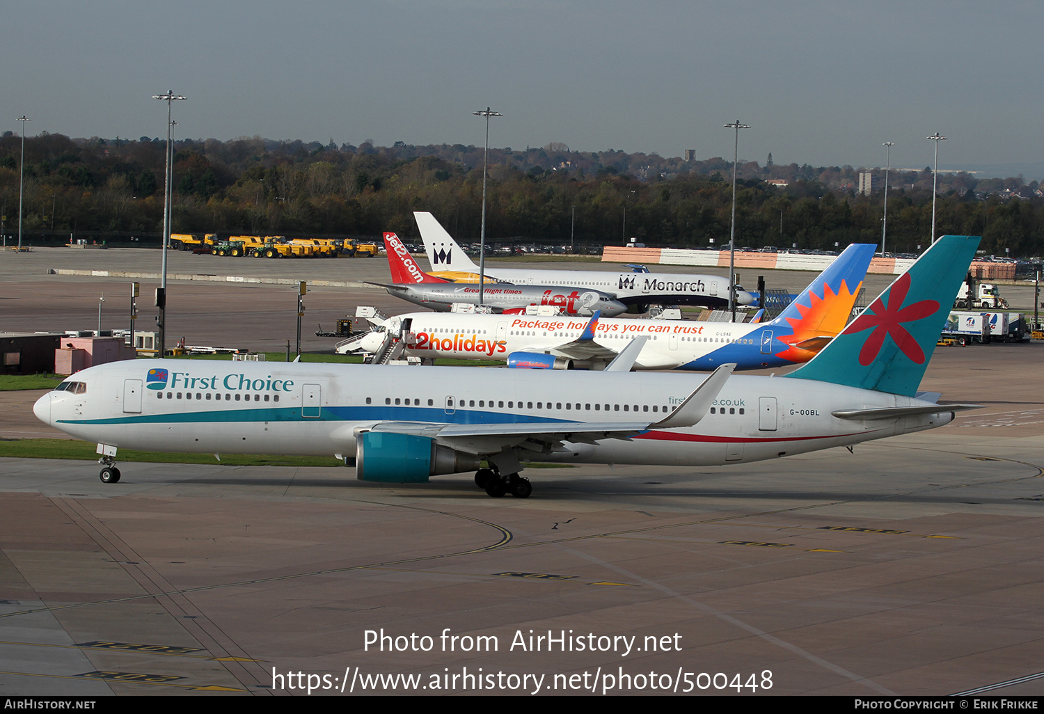 Aircraft Photo of G-OOBL | Boeing 767-324/ER | First Choice Airways | AirHistory.net #500448