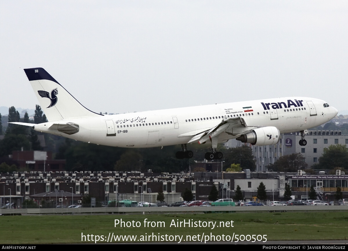 Aircraft Photo of EP-IBB | Airbus A300B4-605R | Iran Air | AirHistory.net #500505