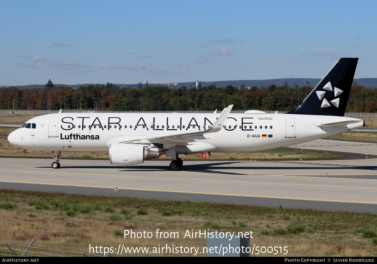 Aircraft Photo of D-AIUA | Airbus A320-214 | Lufthansa | AirHistory.net #500515