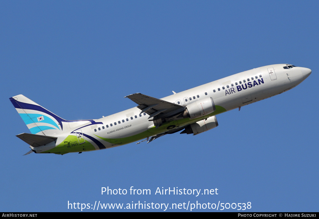 Aircraft Photo of HL7513 | Boeing 737-48E | Air Busan | AirHistory.net #500538