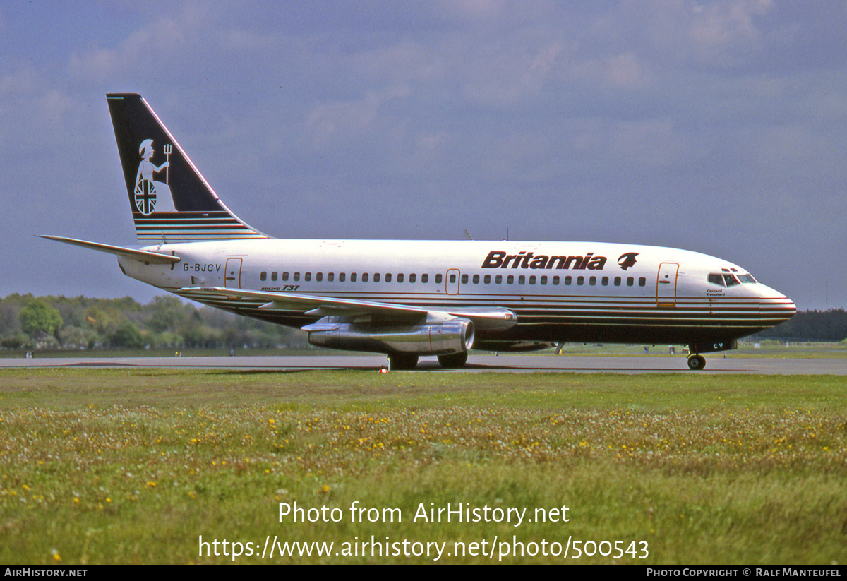 Aircraft Photo of G-BJCV | Boeing 737-204/Adv | Britannia Airways | AirHistory.net #500543