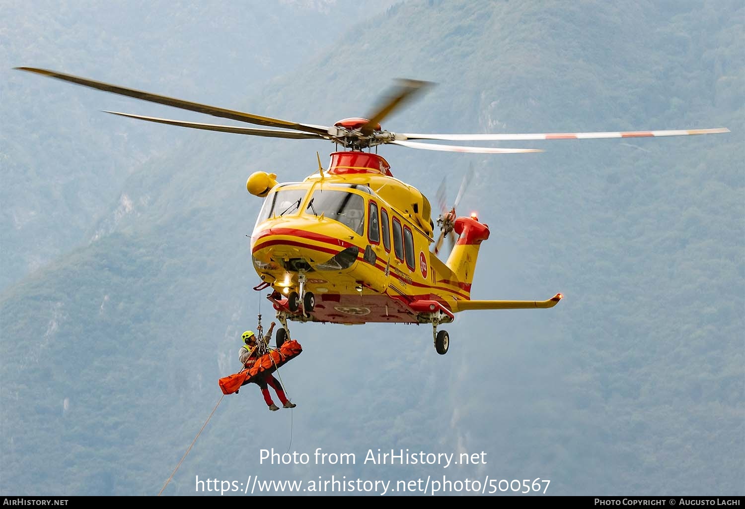 Aircraft Photo of I-VLTN | Leonardo AW-139 | Vigili del Fuoco Trento | AirHistory.net #500567