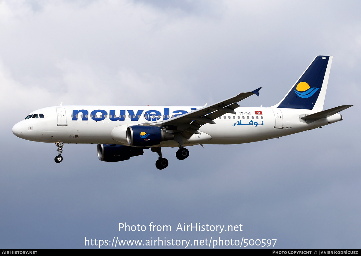 Aircraft Photo Of TS-INC | Airbus A320-214 | Nouvelair Tunisie ...