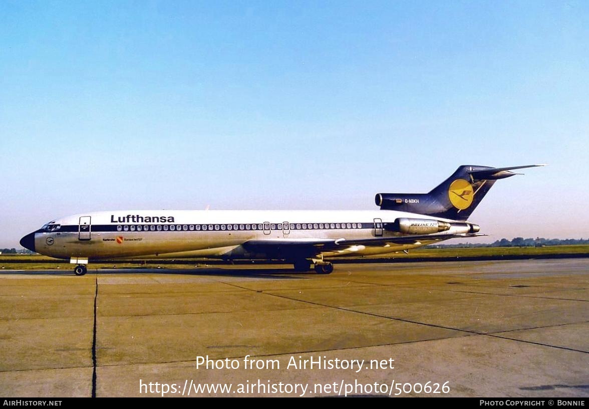 Aircraft Photo of D-ABKH | Boeing 727-230/Adv | Lufthansa | AirHistory.net #500626