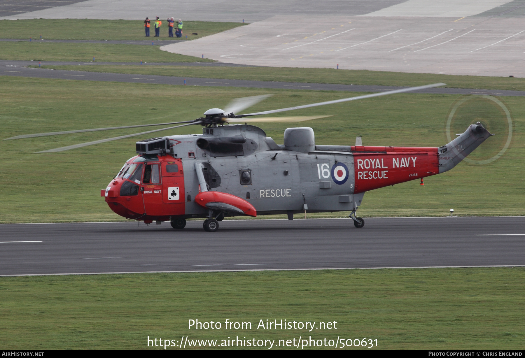 Aircraft Photo of ZA166 | Westland WS-61 Sea King HU5SAR | UK - Navy | AirHistory.net #500631