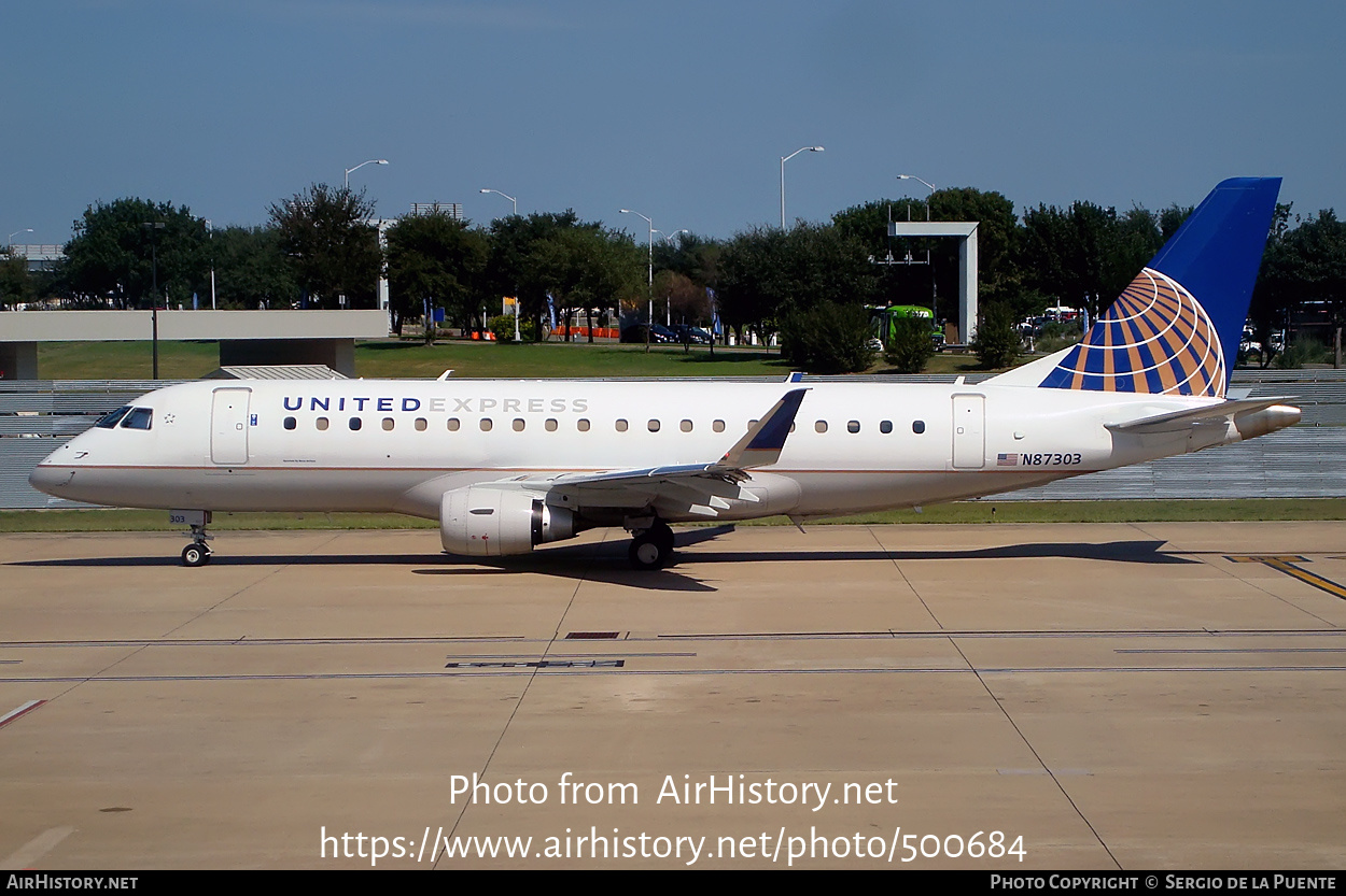 Aircraft Photo of N87303 | Embraer 175LR (ERJ-170-200LR) | United Express | AirHistory.net #500684