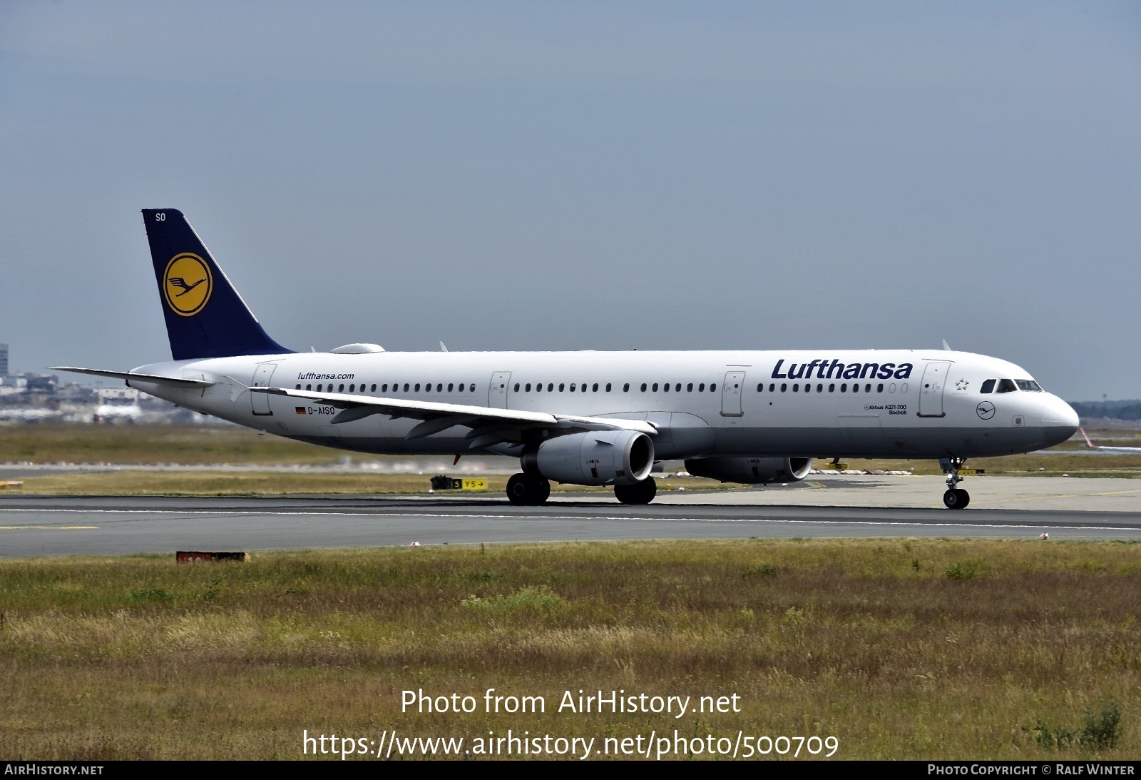 Aircraft Photo of D-AISO | Airbus A321-231 | Lufthansa | AirHistory.net #500709