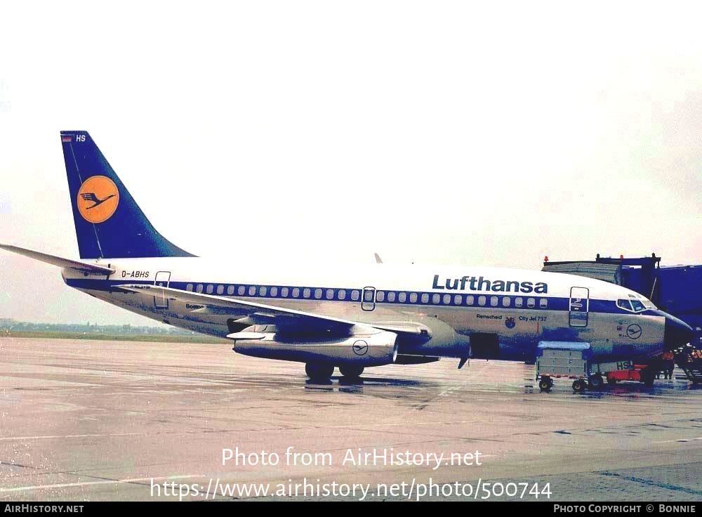 Aircraft Photo of D-ABHS | Boeing 737-230/Adv | Lufthansa | AirHistory.net #500744