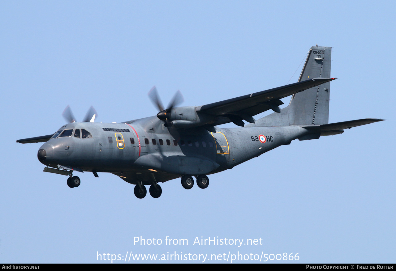 Aircraft Photo of 195 | CASA/IPTN CN235M-300 | France - Air Force | AirHistory.net #500866