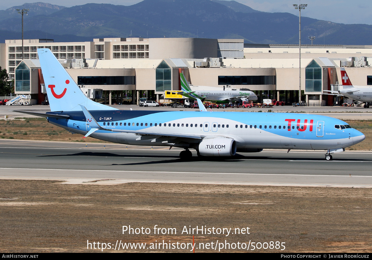 Aircraft Photo of G-TUKP | Boeing 737-8K5 | TUI | AirHistory.net #500885