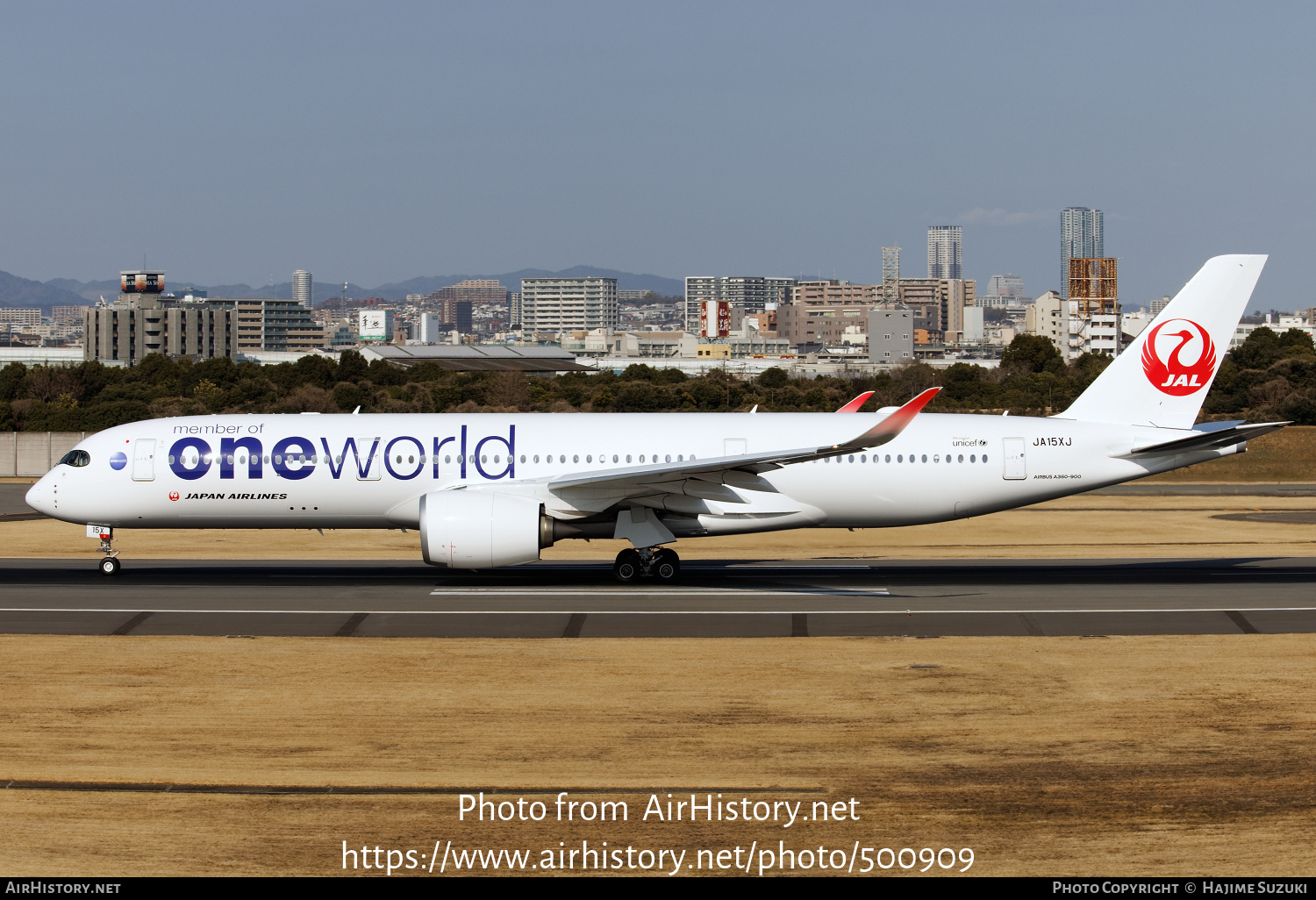 Aircraft Photo of JA15XJ | Airbus A350-941 | Japan Airlines - JAL | AirHistory.net #500909