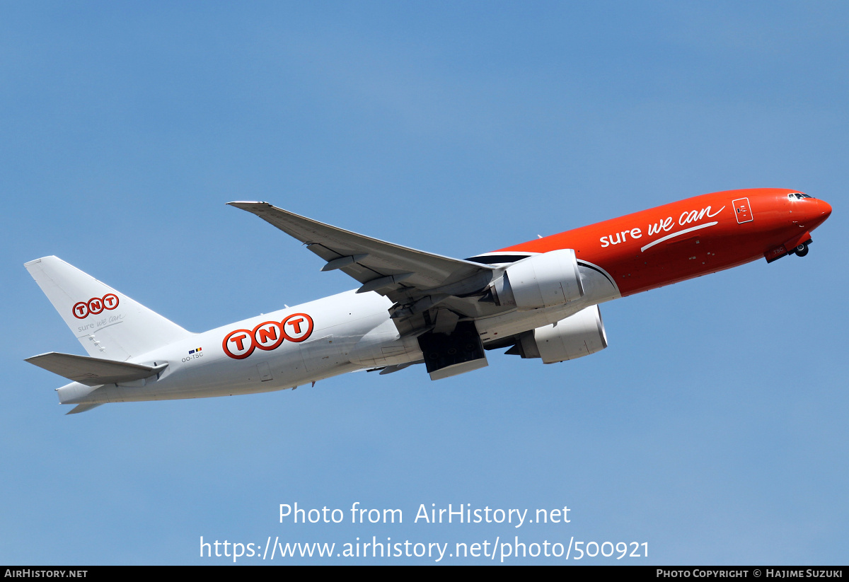 Aircraft Photo of OO-TSC | Boeing 777-FHT | TNT Airways | AirHistory.net #500921