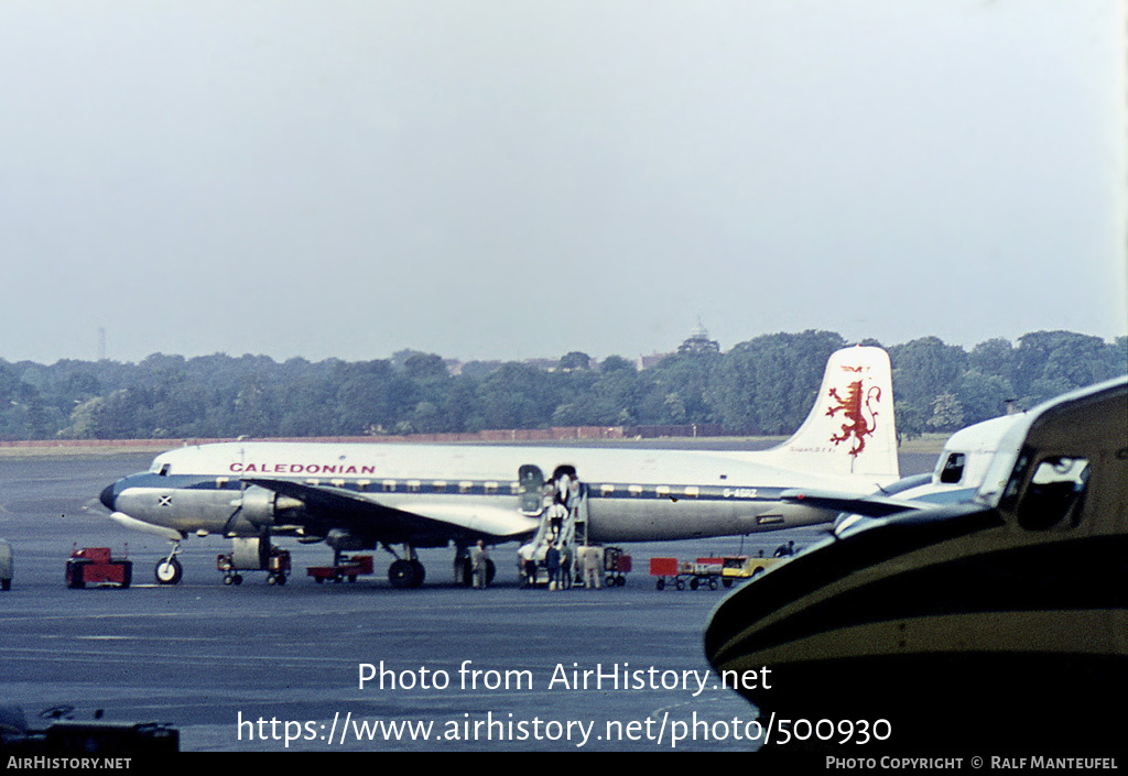 Aircraft Photo of G-ASRZ | Douglas DC-6B | Caledonian Airways | AirHistory.net #500930