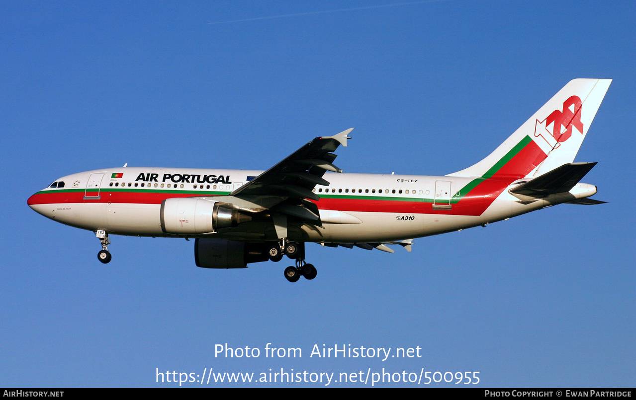 Aircraft Photo of CS-TEZ | Airbus A310-304 | TAP Air Portugal ...