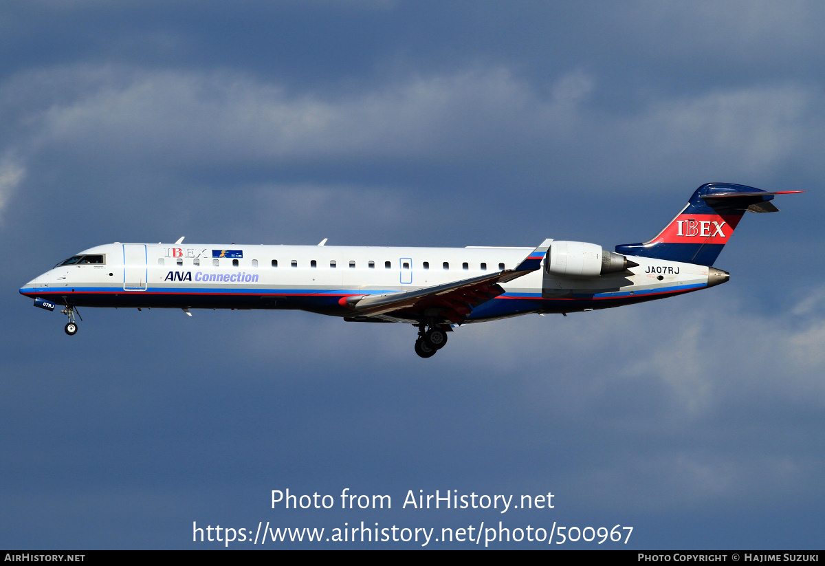 Aircraft Photo of JA07RJ | Bombardier CRJ-702ER NG (CL-600-2C10) | Ibex Airlines | AirHistory.net #500967