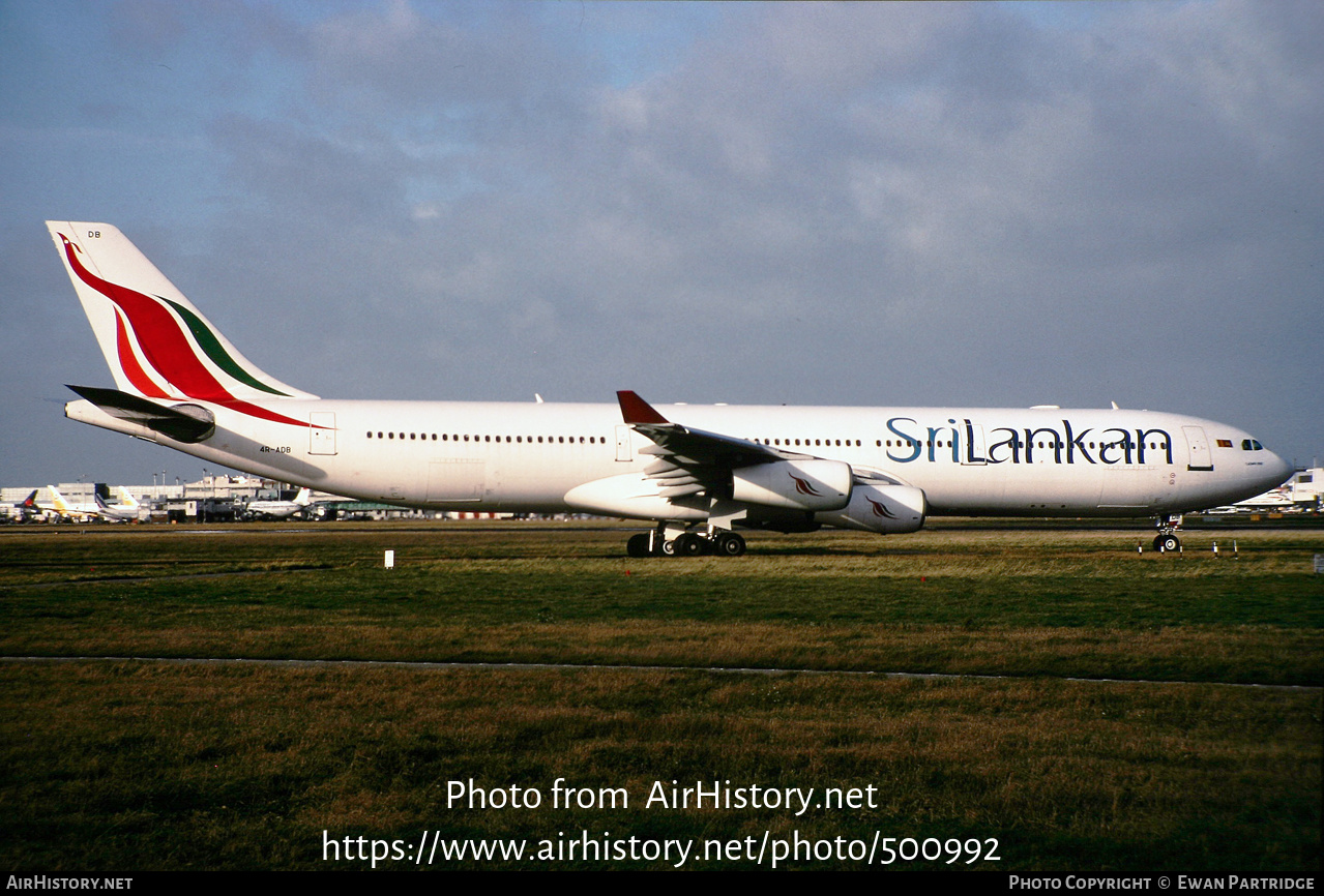 Aircraft Photo of 4R-ADB | Airbus A340-311 | SriLankan Airlines | AirHistory.net #500992