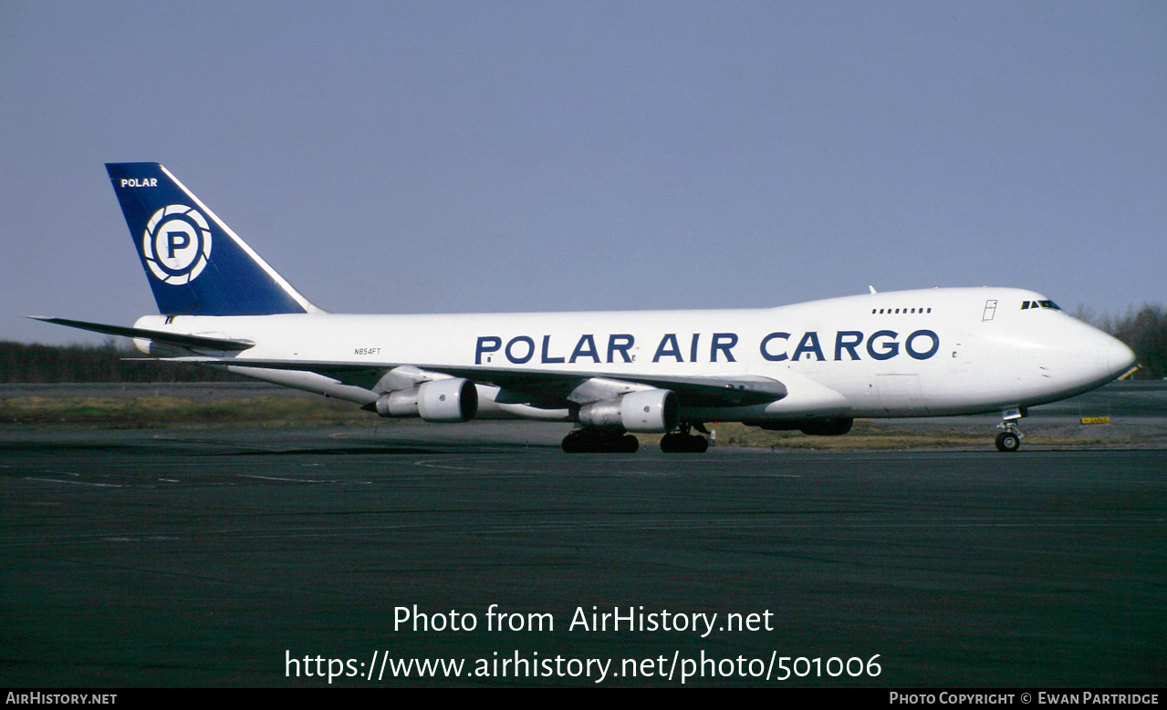 Aircraft Photo of N854FT | Boeing 747-122(SF) | Polar Air Cargo | AirHistory.net #501006