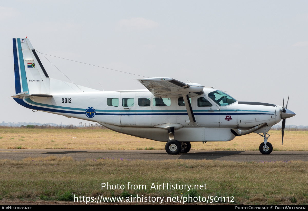 Aircraft Photo of 3012 | Cessna 208 Caravan I | South Africa - Air Force | AirHistory.net #501112