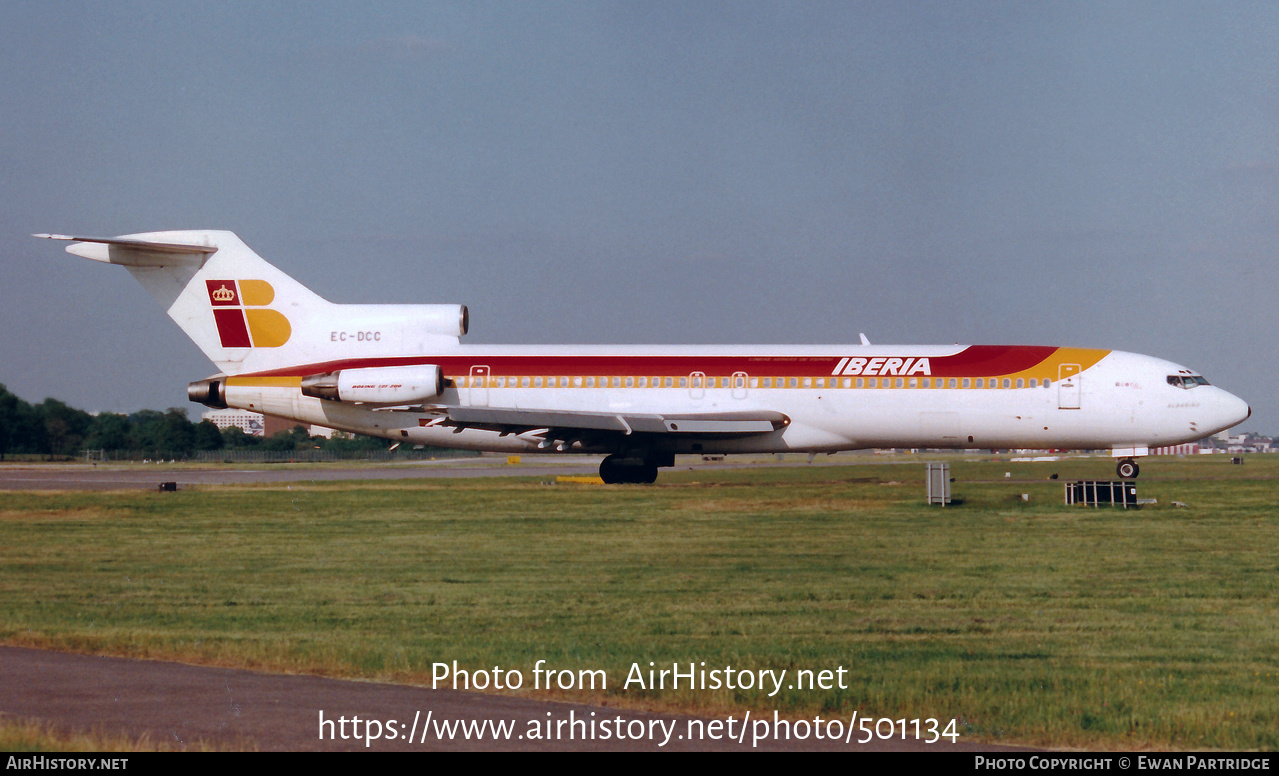 Aircraft Photo of EC-DCC | Boeing 727-256/Adv | Iberia | AirHistory.net #501134