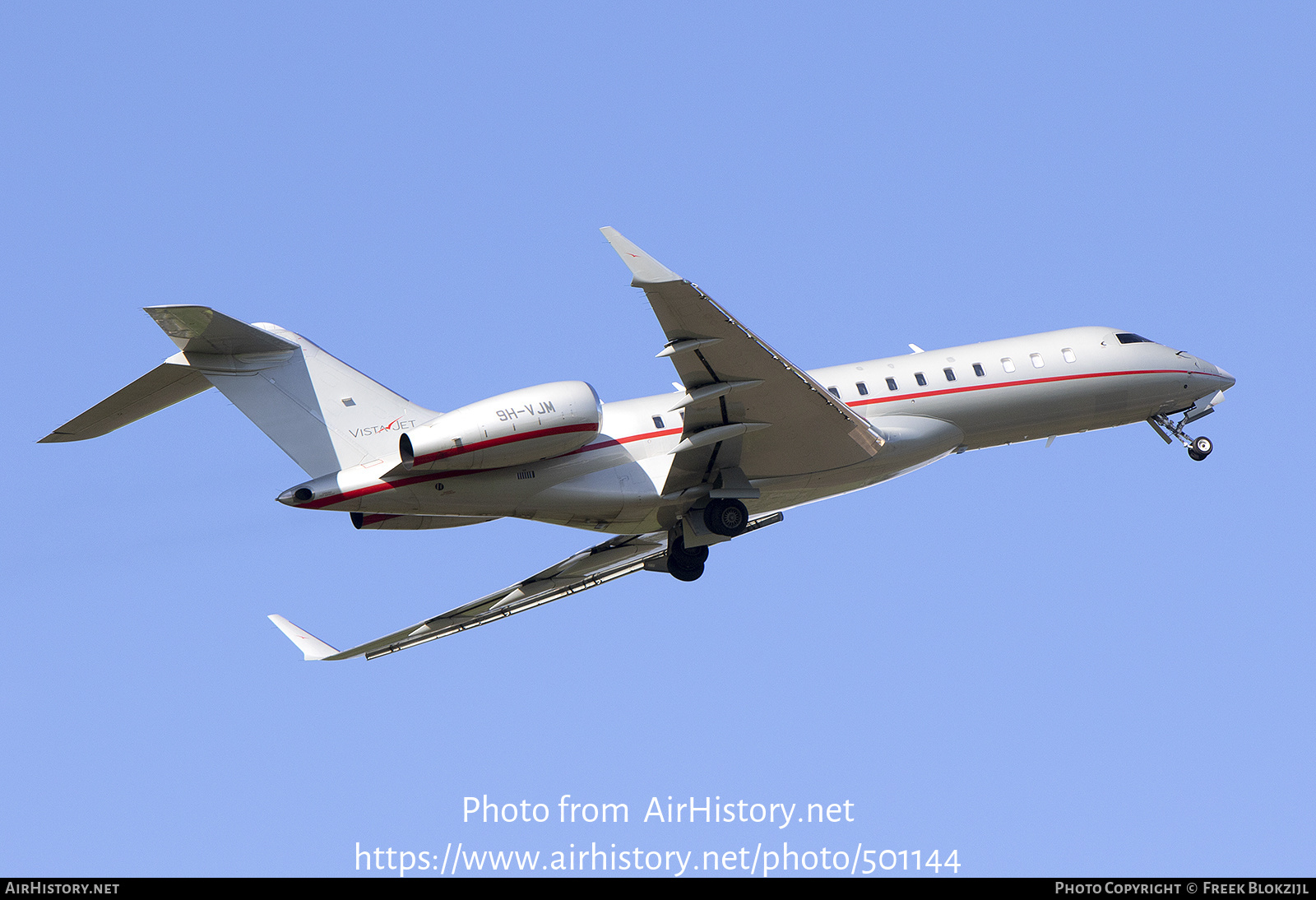 Aircraft Photo of 9H-VJM | Bombardier Global 6000 (BD-700-1A10) | VistaJet | AirHistory.net #501144