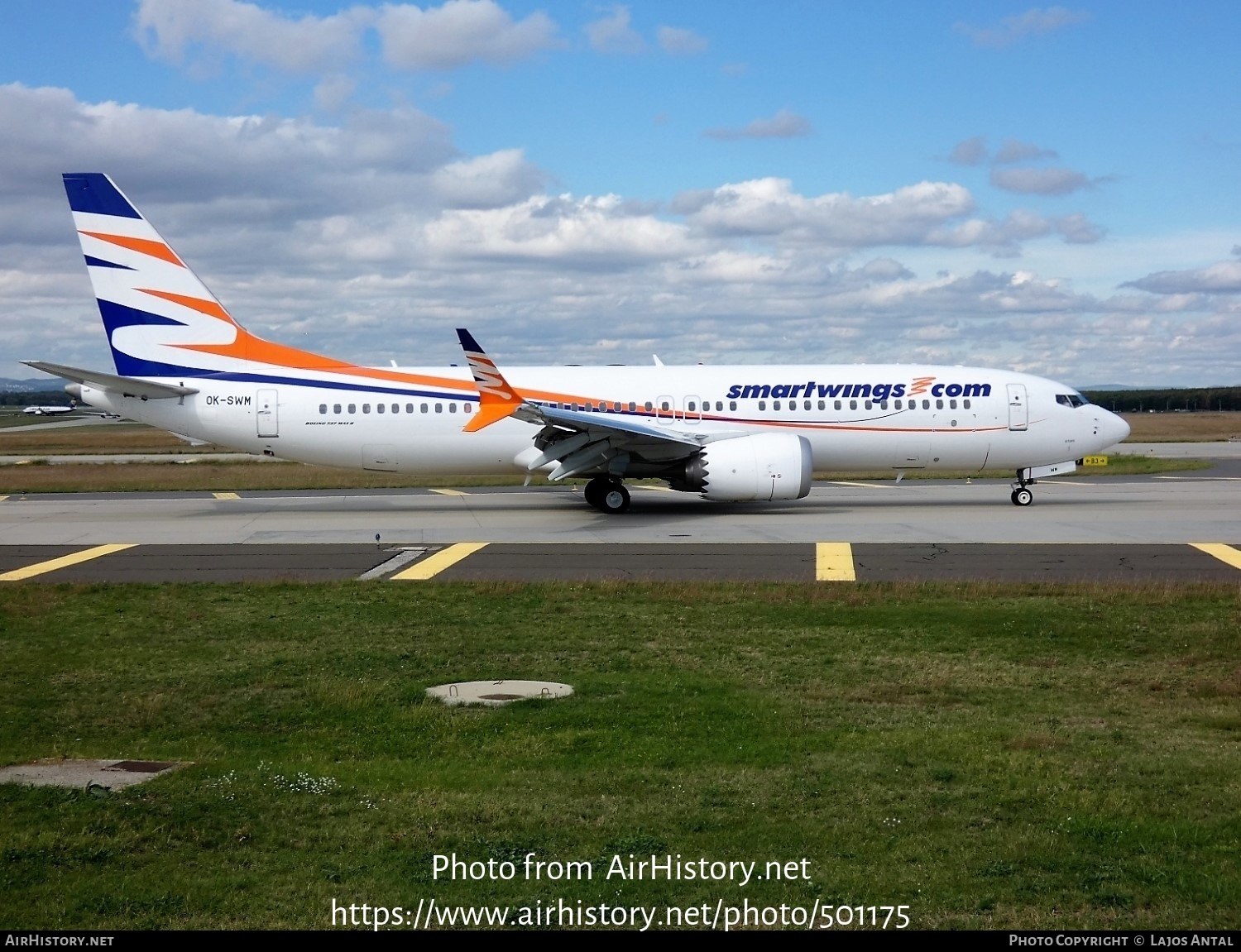 Aircraft Photo of OK-SWM | Boeing 737-8 Max 8 | Smartwings | AirHistory.net #501175