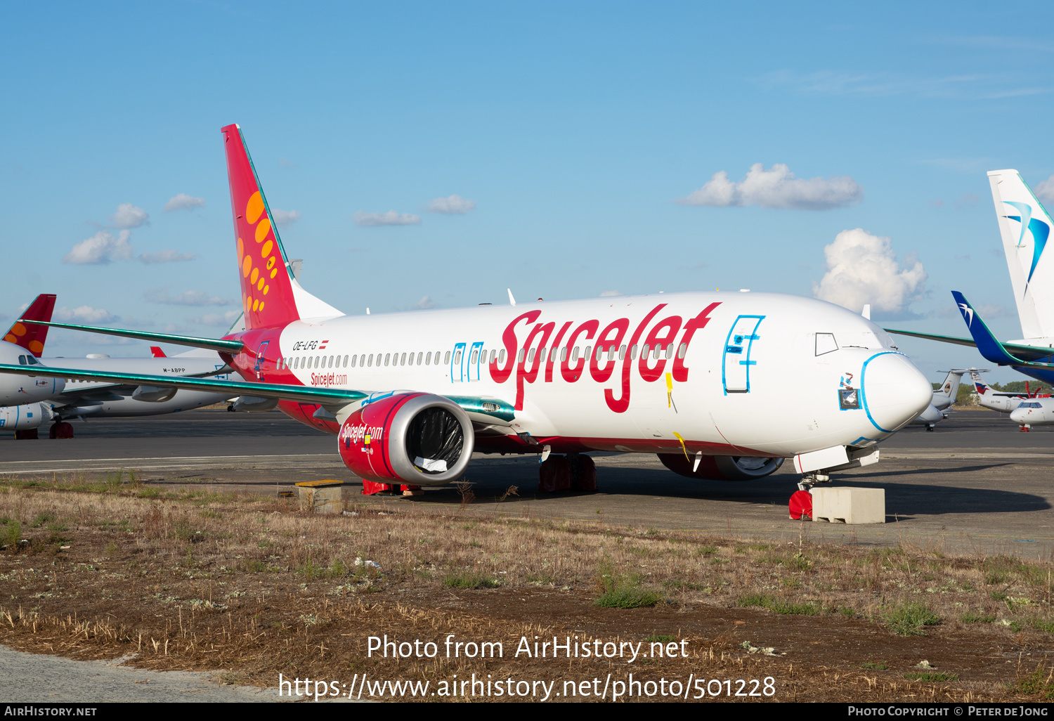 Aircraft Photo of OE-LFG | Boeing 737-8 Max 8 | SpiceJet | AirHistory.net #501228