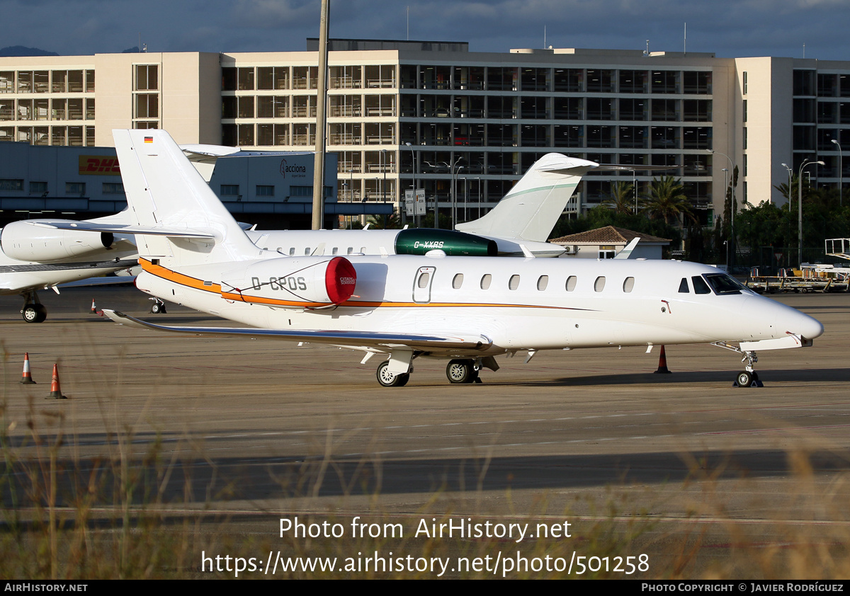 Aircraft Photo of D-CPOS | Cessna 680 Citation Sovereign+ | AirHistory.net #501258