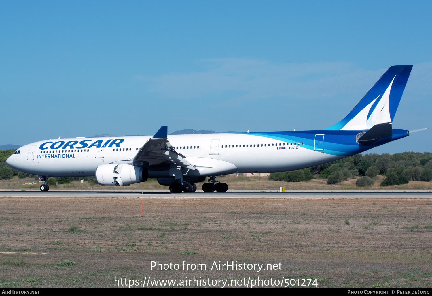 Aircraft Photo of F-HJAZ | Airbus A330-343 | Corsair International | AirHistory.net #501274