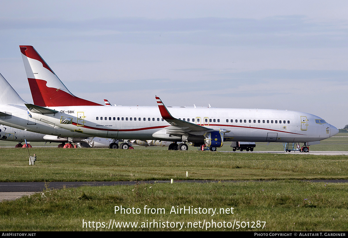 Aircraft Photo of OK-SBK | Boeing 737-8FH | AirHistory.net #501287