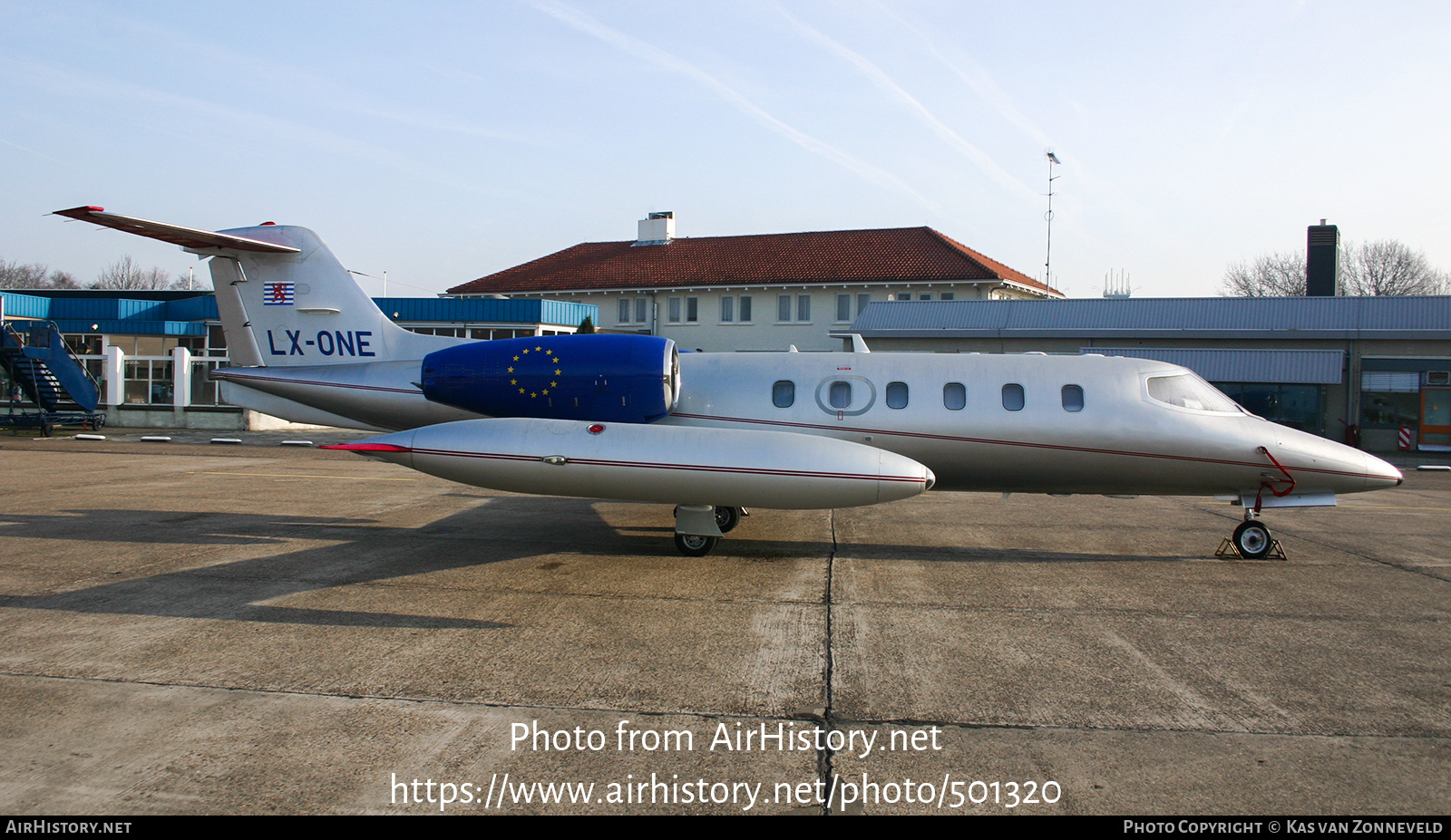 Aircraft Photo of LX-ONE | Gates Learjet 35A | AirHistory.net #501320