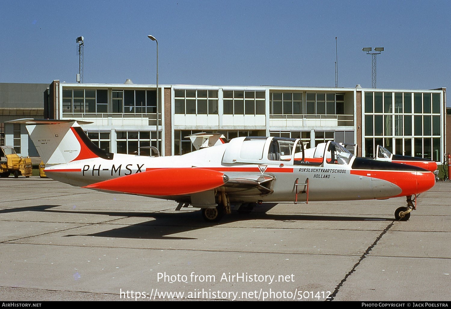 Aircraft Photo of PH-MSX | Morane-Saulnier MS-760B Paris II | Rijksluchtvaartschool - RLS | AirHistory.net #501412