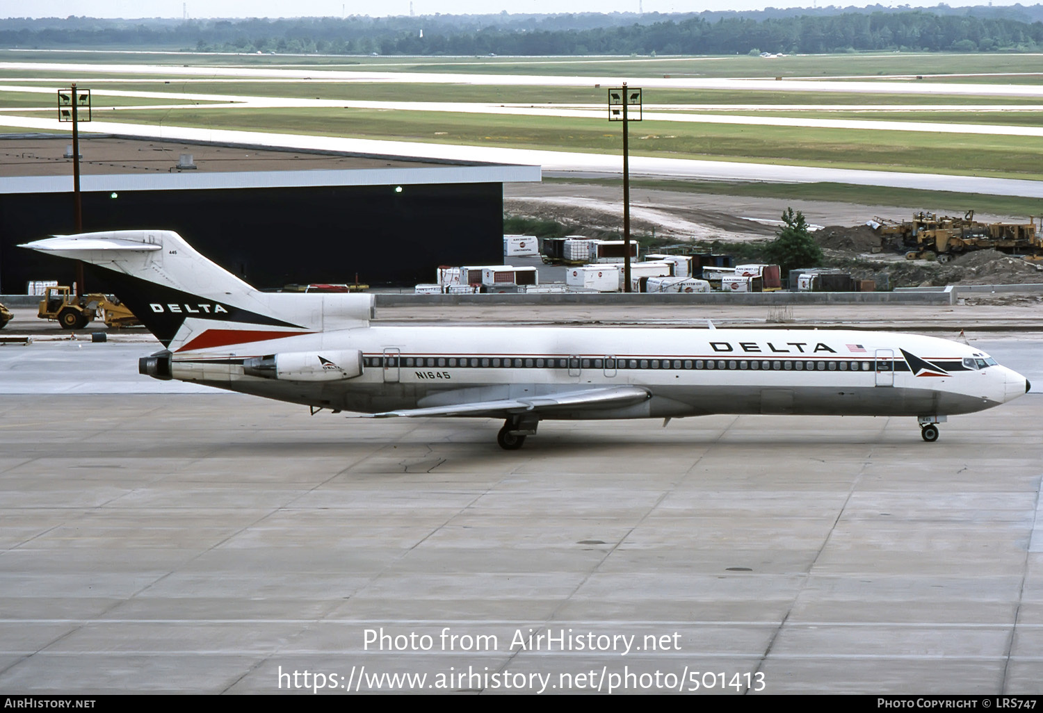 Aircraft Photo of N1645 | Boeing 727-295 | Delta Air Lines | AirHistory.net #501413