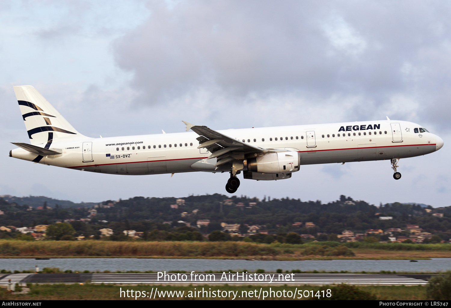 Aircraft Photo of SX-DVZ | Airbus A321-231 | Aegean Airlines | AirHistory.net #501418