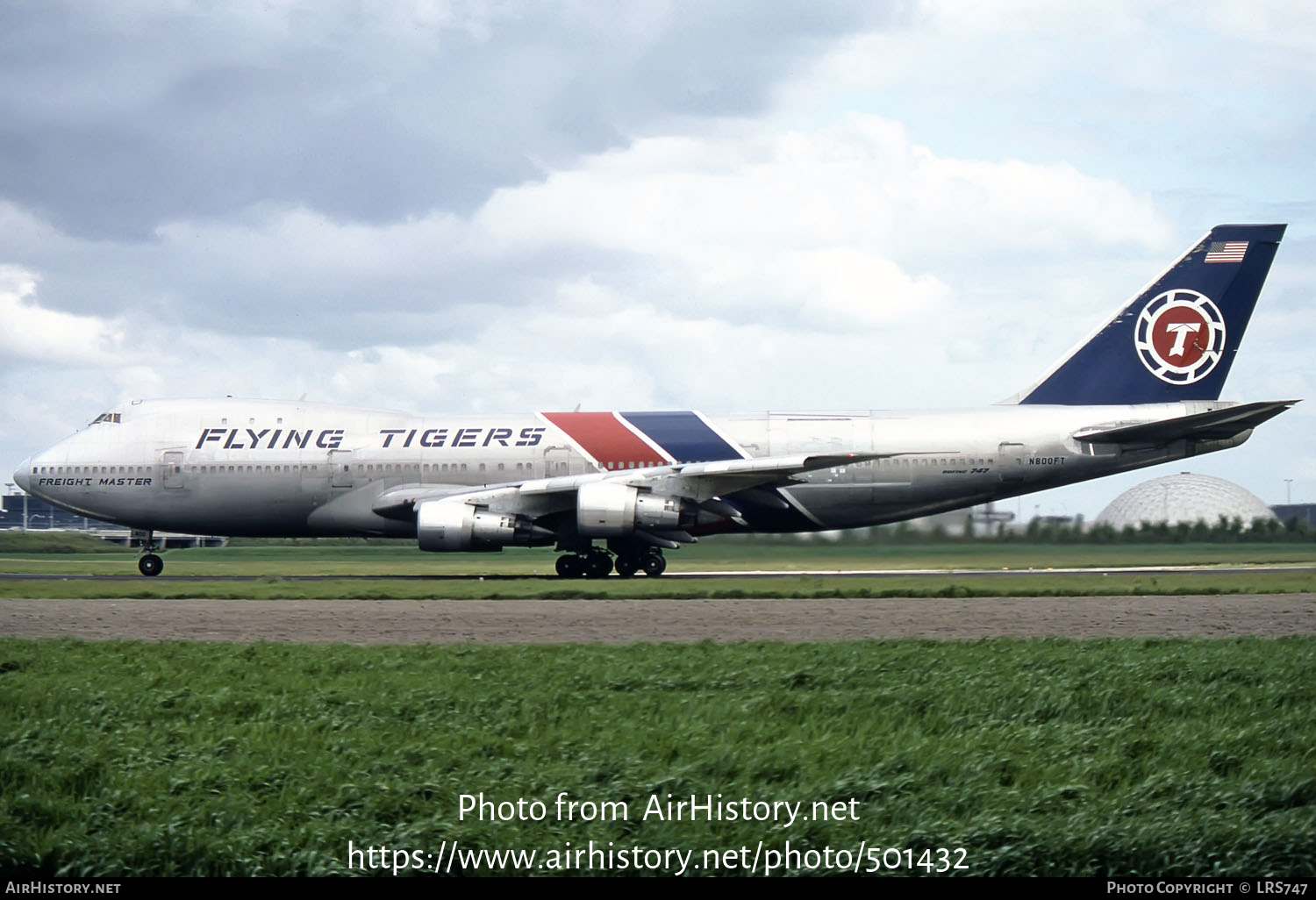 Aircraft Photo of N800FT | Boeing 747-123(SF) | Flying Tigers | AirHistory.net #501432