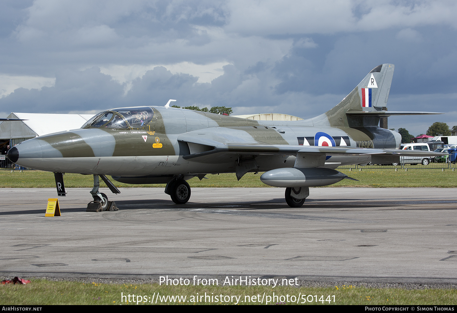 Aircraft Photo of G-BXFI / WV372 | Hawker Hunter T7 | UK - Air Force | AirHistory.net #501441