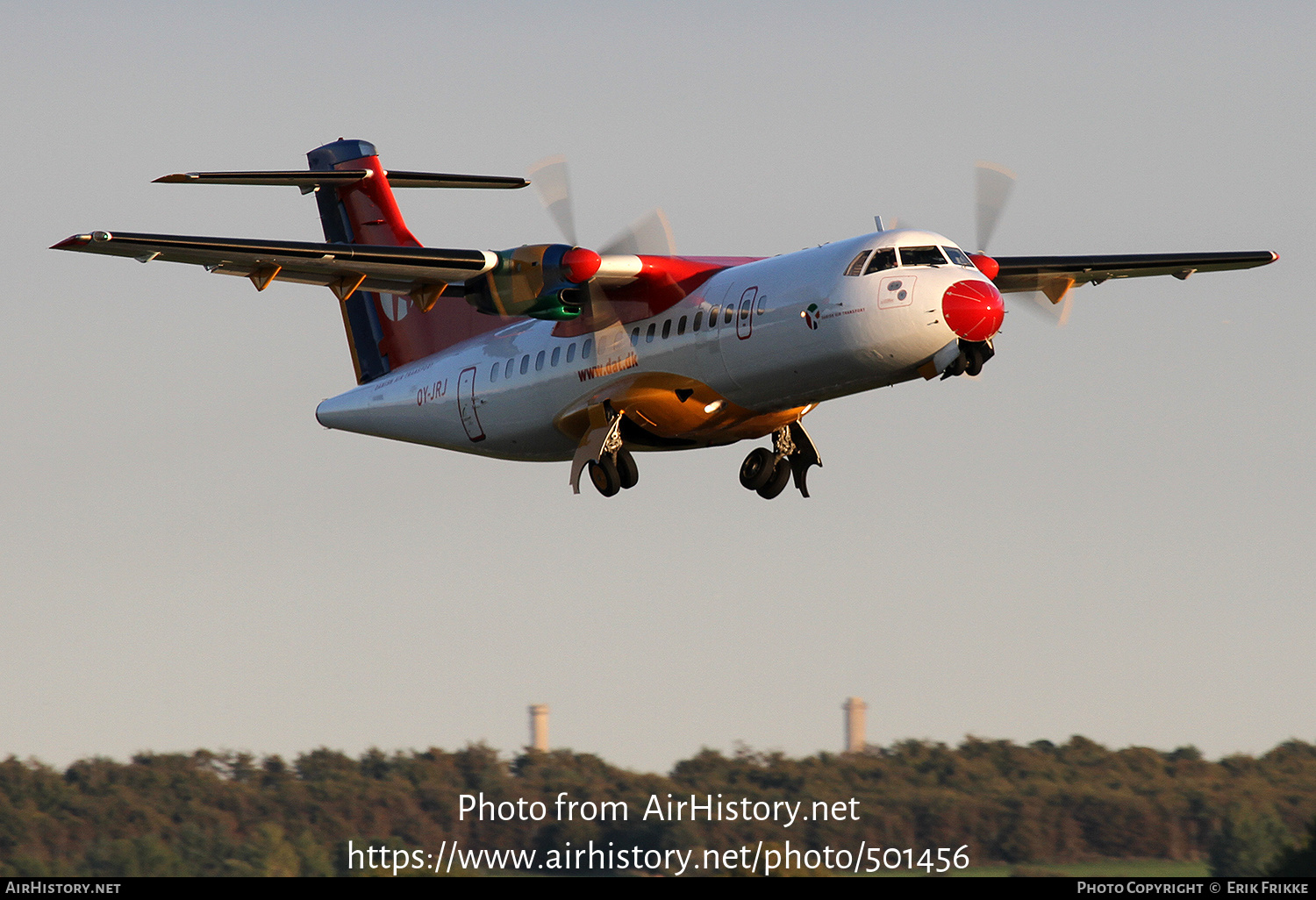 Aircraft Photo of OY-JRJ | ATR ATR-42-300 | Danish Air Transport - DAT | AirHistory.net #501456