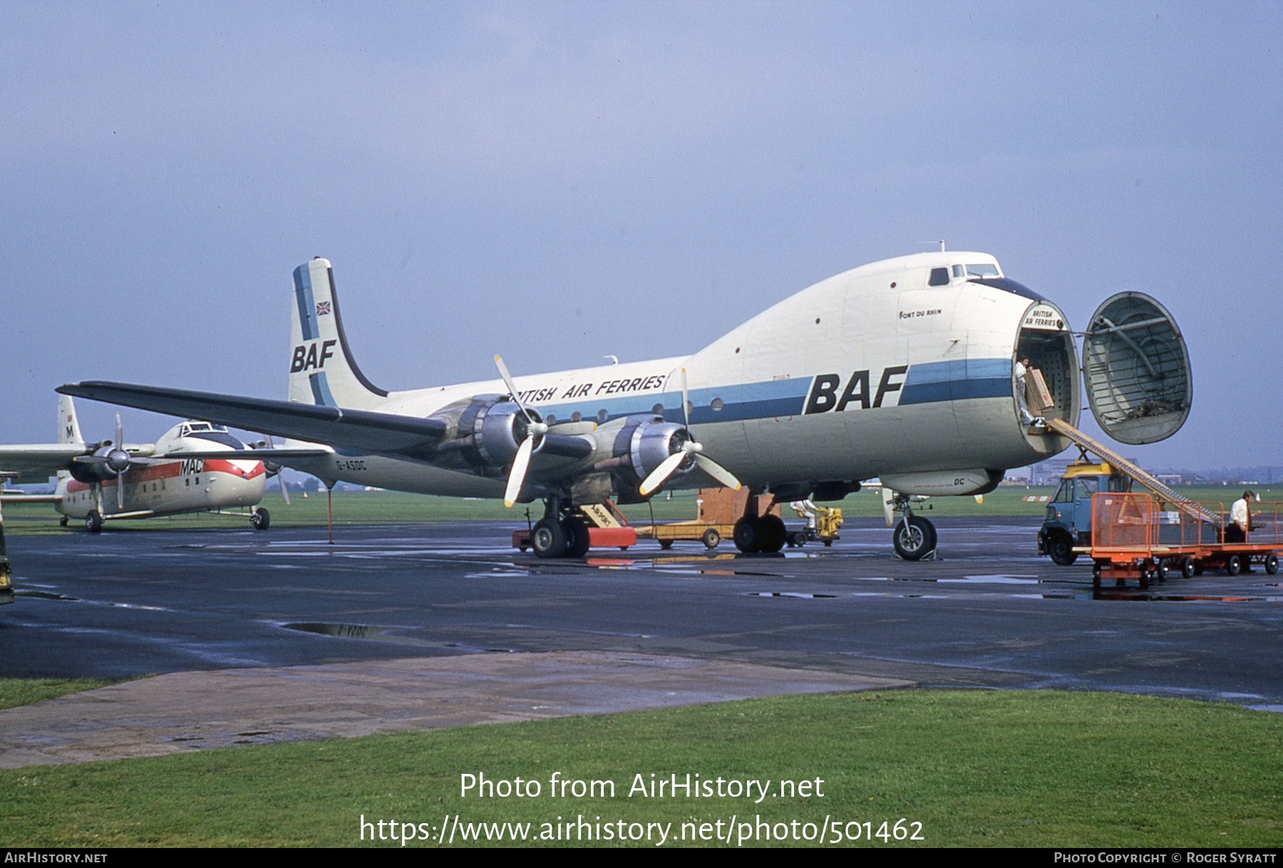 Aircraft Photo of G-ASDC | Aviation Traders ATL-98 Carvair | British Air Ferries - BAF | AirHistory.net #501462