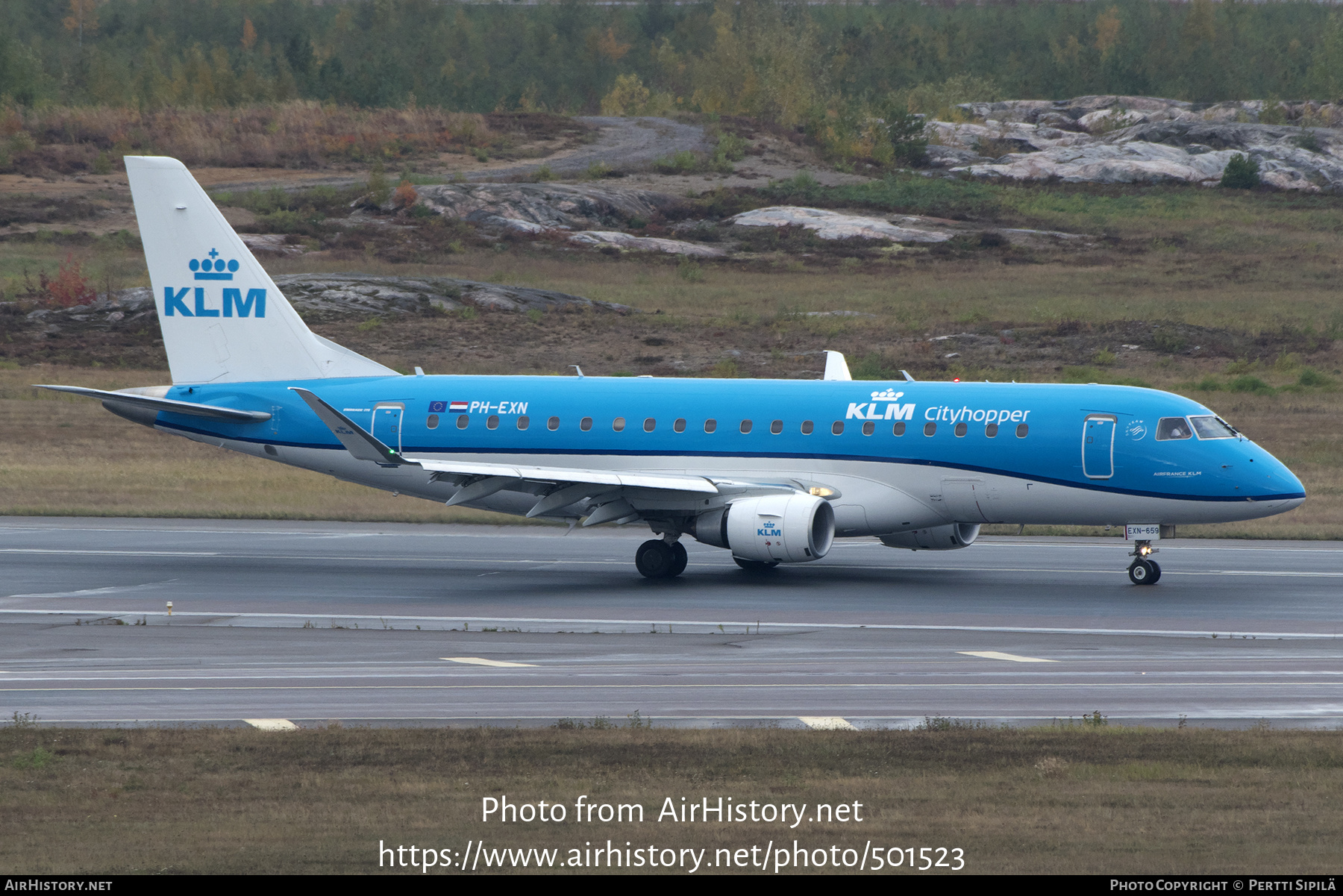 Aircraft Photo of PH-EXN | Embraer 175STD (ERJ-170-200STD) | KLM Cityhopper | AirHistory.net #501523