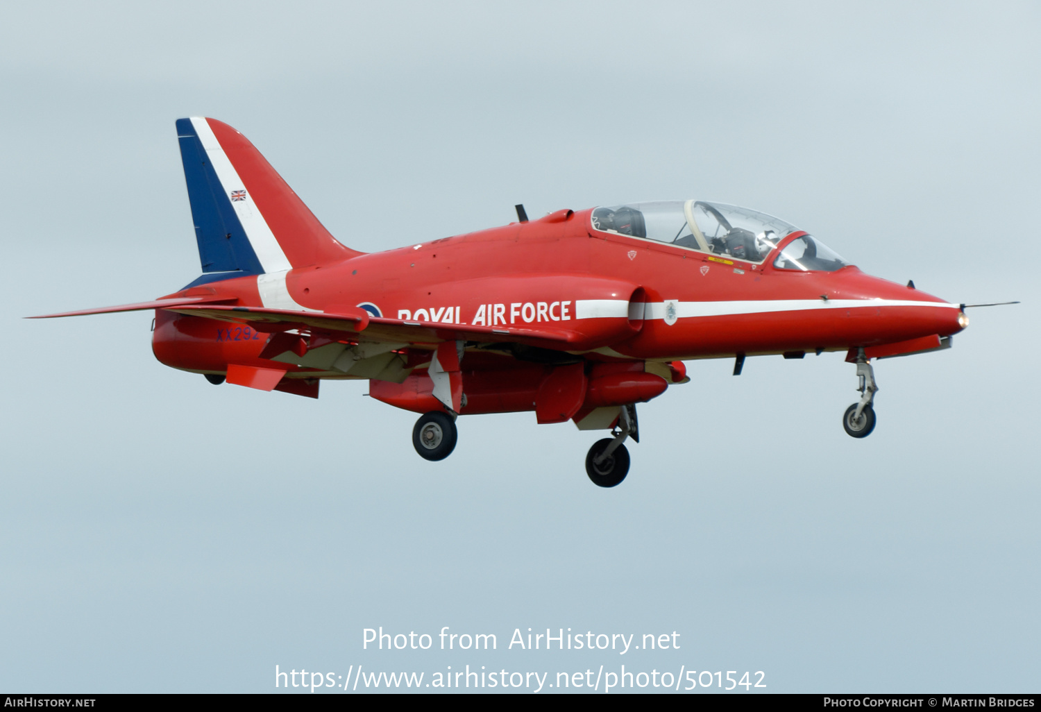 Aircraft Photo of XX292 | British Aerospace Hawk T1 | UK - Air Force | AirHistory.net #501542