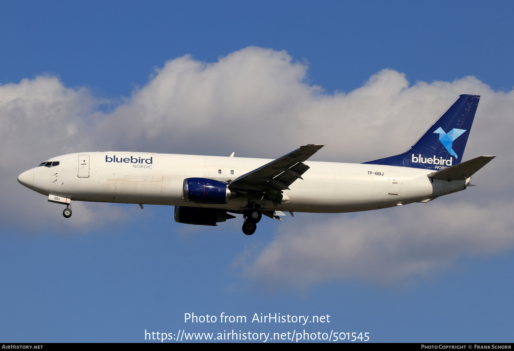 Aircraft Photo of TF-BBJ | Boeing 737-436/SF | Bluebird Nordic | AirHistory.net #501545