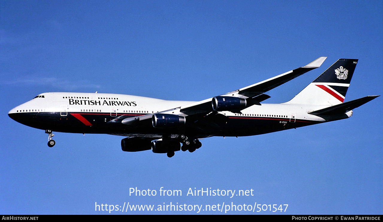 Aircraft Photo of G-CIVJ | Boeing 747-436 | British Airways | AirHistory.net #501547