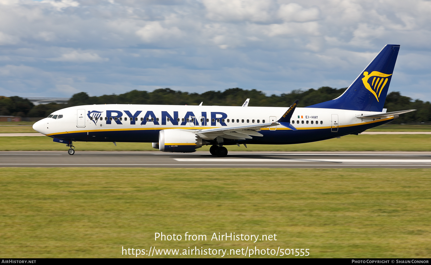 Aircraft Photo of EI-HAY | Boeing 737-8200 Max 200 | Ryanair | AirHistory.net #501555